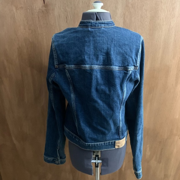 Hollister Women’s Blue Jean Jacket Sz M - Picture 7 of 12